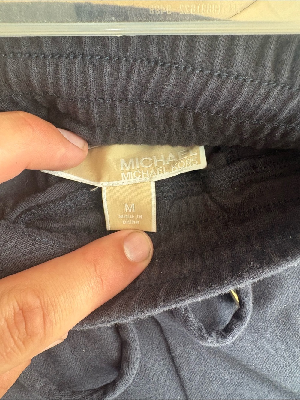 Michael Kors Men’s Dark Gray Drawstring Sweatpants